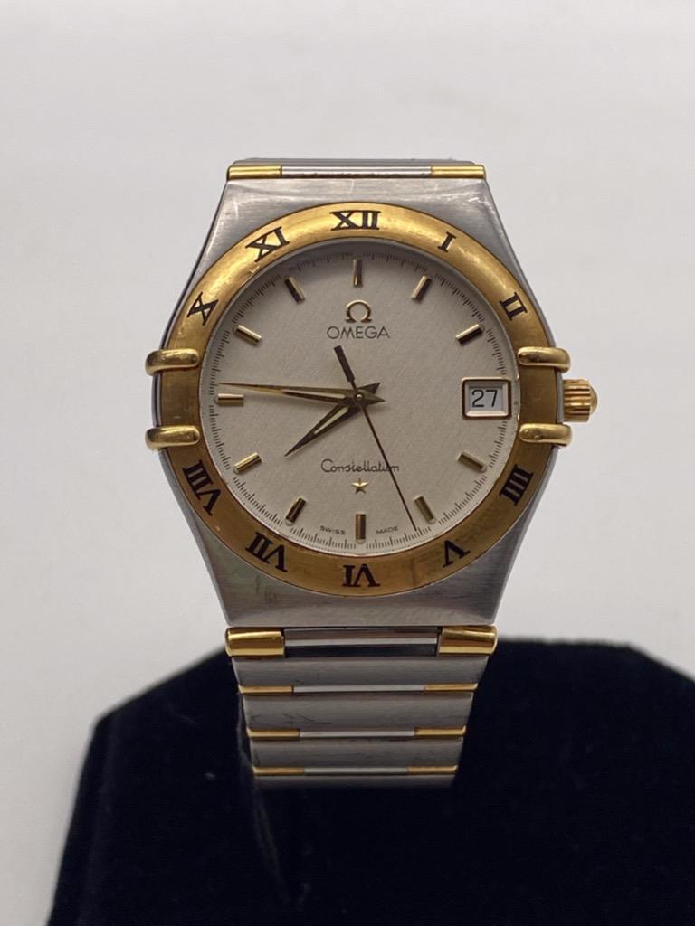 つ*さ様 OMEGA Constellation Omega Constellation Date Stainless Steel 18K Quartz Mens Watch