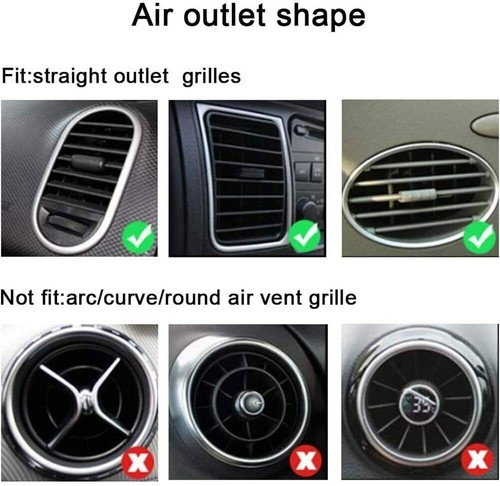 Car Interior Air Conditioner Vent Outlet Decoration Stripe Cover Accessories - Picture 2 of 8