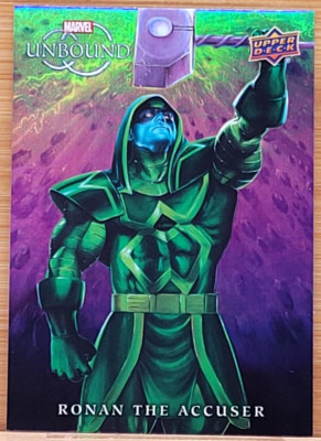 2022 MARVEL UNBOUND RONAN THE ACCUSER RAINBOW FOIL