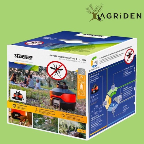 GEYSER NEBULIZZATORE 4L ANTI-ZANZARA IDEALE PER GIARDINI STOCKER - Foto 2 di 2
