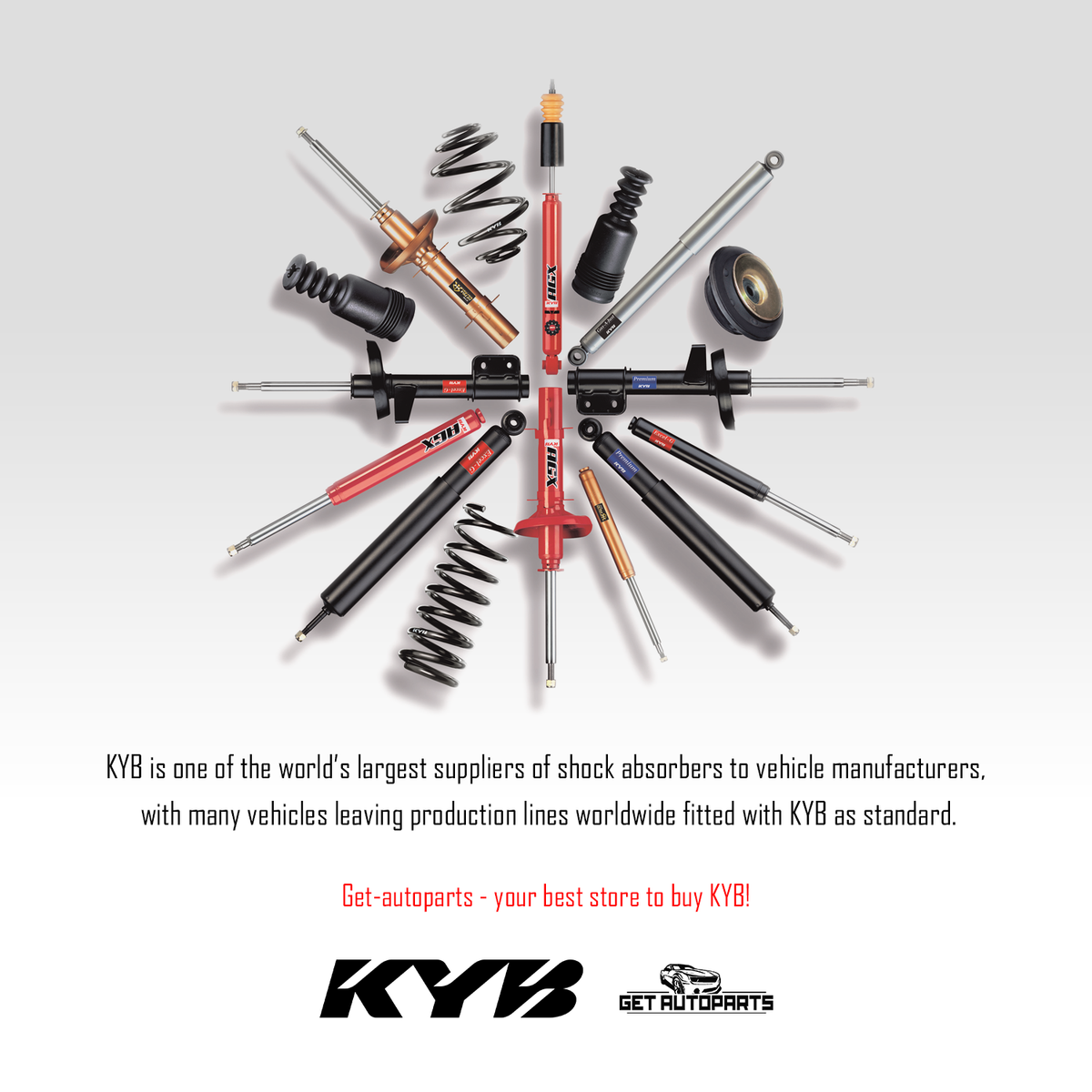 KYB Front Shock/Strut Upper Bushings & Washers kit for 2001