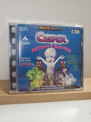 Casper Activity Center by Sound Source Interactive 1997 PC CDROM Win Mac Game.62
