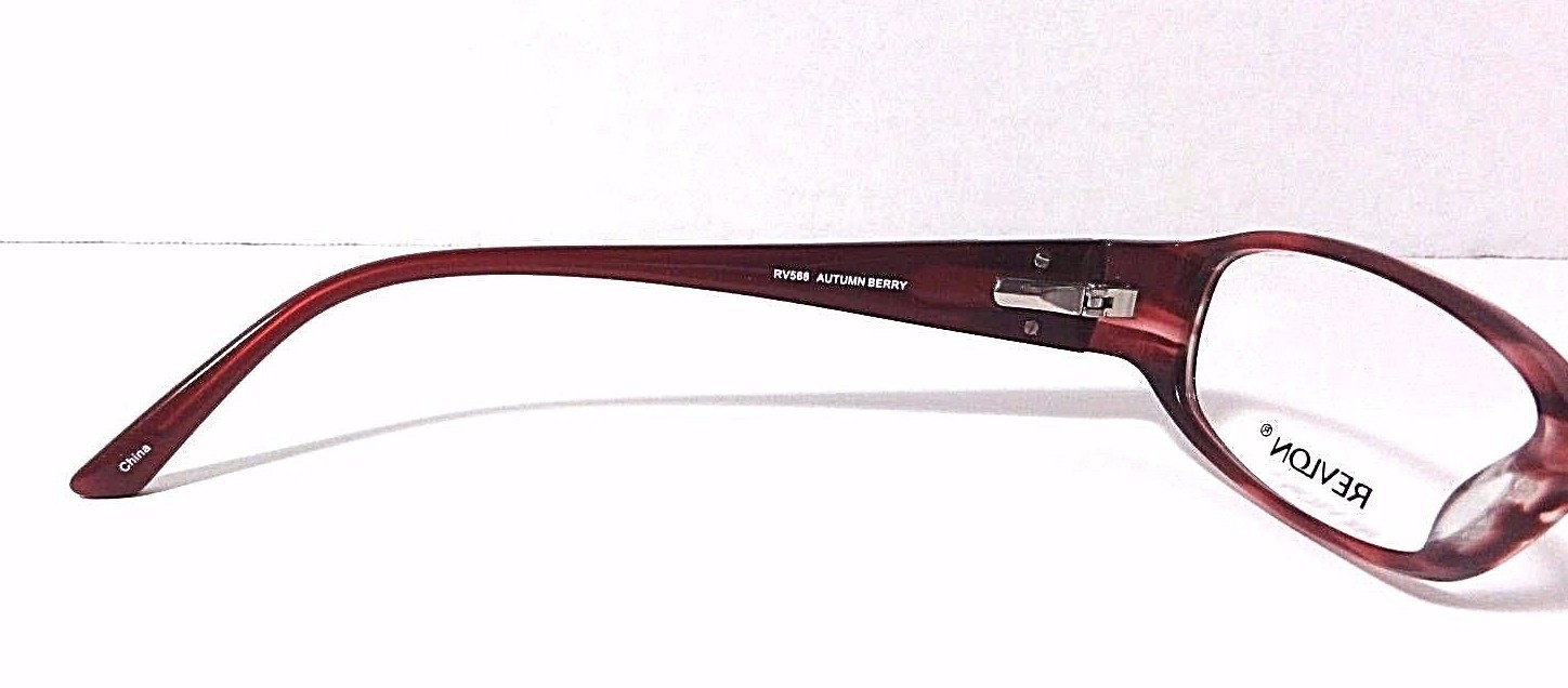 REVLON Eyewear Prescription Eyeglasses RV568 001 Autumm Berry Frame 52