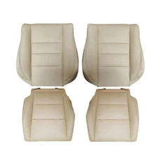 1x Leather Car Driver Passenger Bottom Top Seat Cover For Honda Accord 8th 08-12