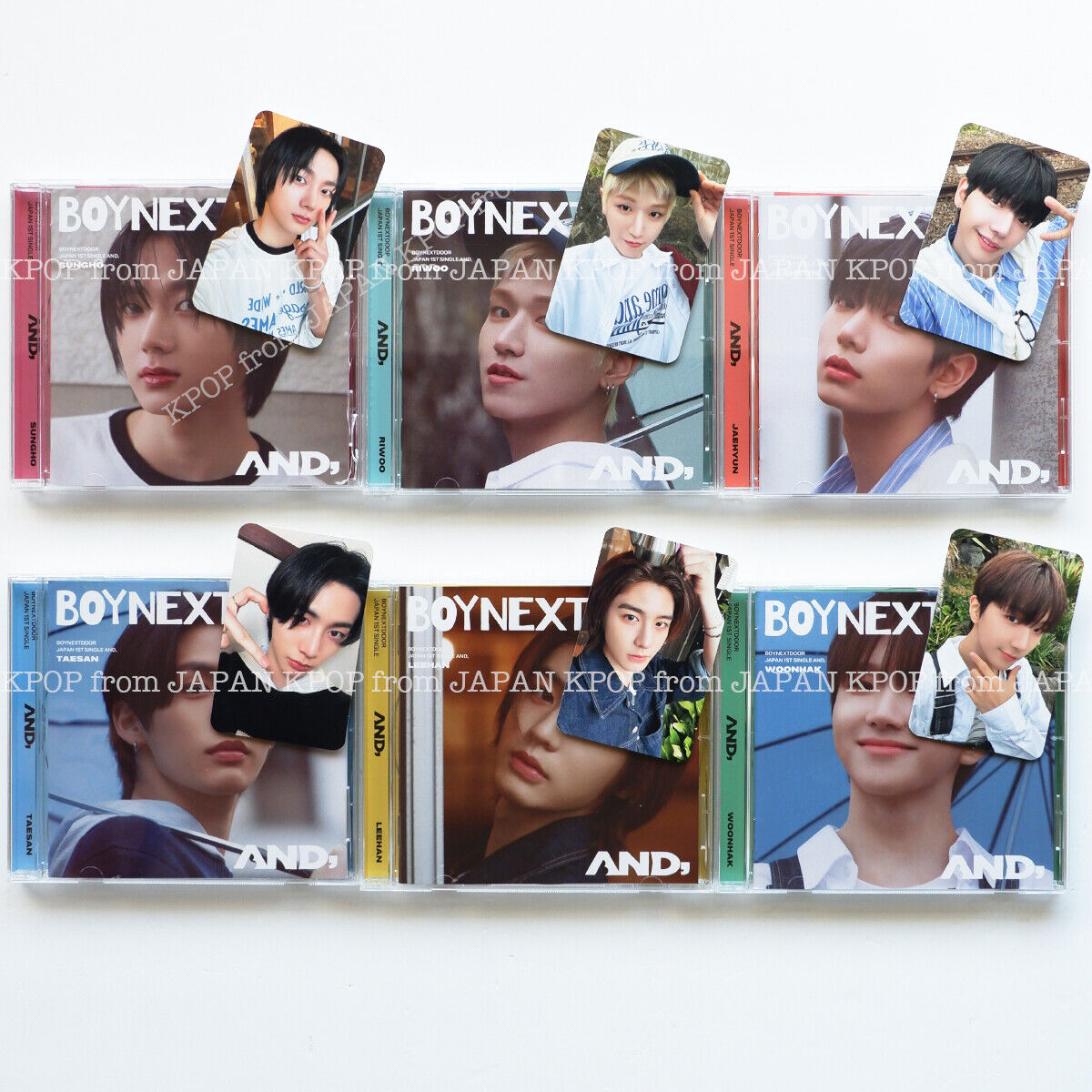 BOYNEXTDOOR AND, AND Japan SOLO CD + Photocard set JAEHYUN BOYNEXTDOOR AND, AND Japan SOLO CD + Photocard set JAEHYUN
