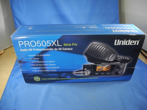 Uniden PRO505XL Bearcat 40-kanałowe mobilne radio cb kompaktowe czarne 4 W PA - Zdjęcie 7 z 10