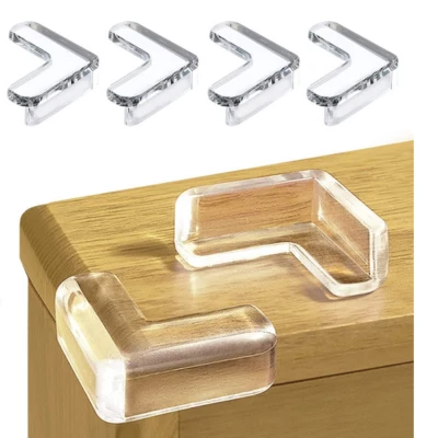 4 x Safety Table Corner Cushions Edge Cover Protectors Baby Child Kid Safety