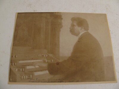 Autogramm Albert Schweitzer 1928 Druck (Portrait SW) aus Nachlass (D 213)