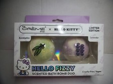 THe Creme Shop Hello Kitty Scented Bath Bomb Duo Eucalyptus and Lavender
