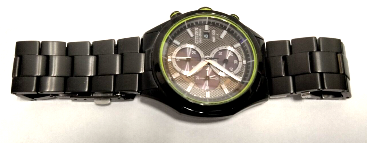 Citizen Eco-drive B612 Chronograph WR 100 Quartz Men's Watch