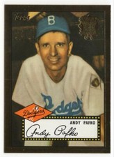 2001 Topps Gold Reprint Andy Pafko Brooklyn Dodgers #1