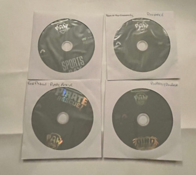 Lot of 4 Paw Patrol movies (DVD)