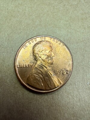 1982 Lincoln Memorial Penny Large Date Bronze DDO Double Die Error Coin