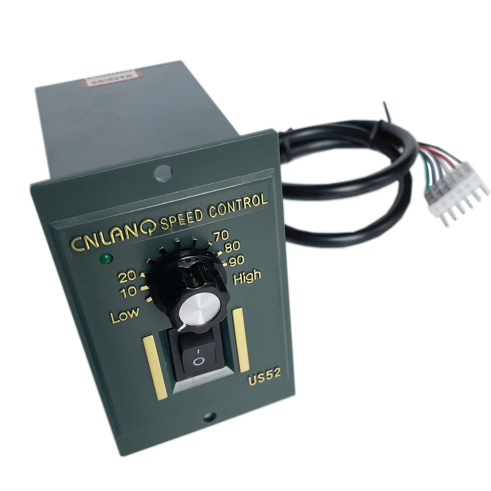 AC 110V 120W Gear Motor Speed Controller Reversible Regulator Switch 6Pin CW/CCW