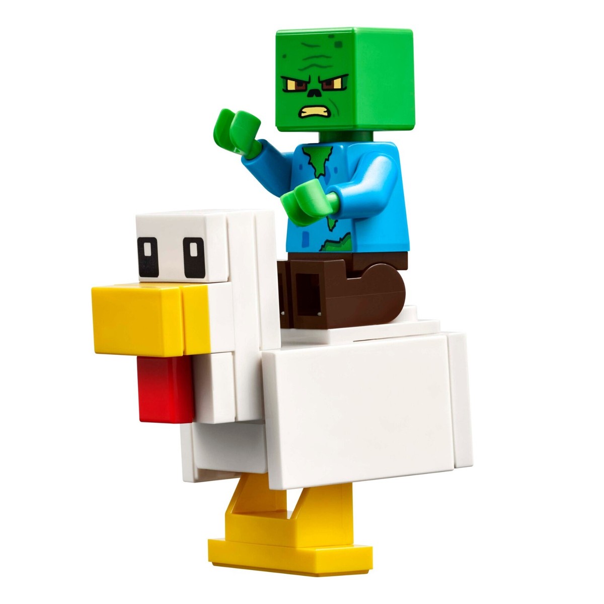 LEGO Minecraft Woodland Mansion Set - Zombie Chicken Jockey Figure