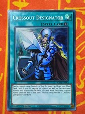 YUGIOH CROSSOUT DESIGNATOR SUPER RARE 1ST NM RA02-EN063