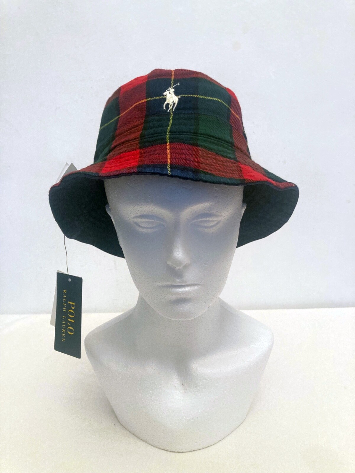 Ralph Lauren Polo Reversible Bucket Hat Medium BNWT Tarten Navy RRP £89