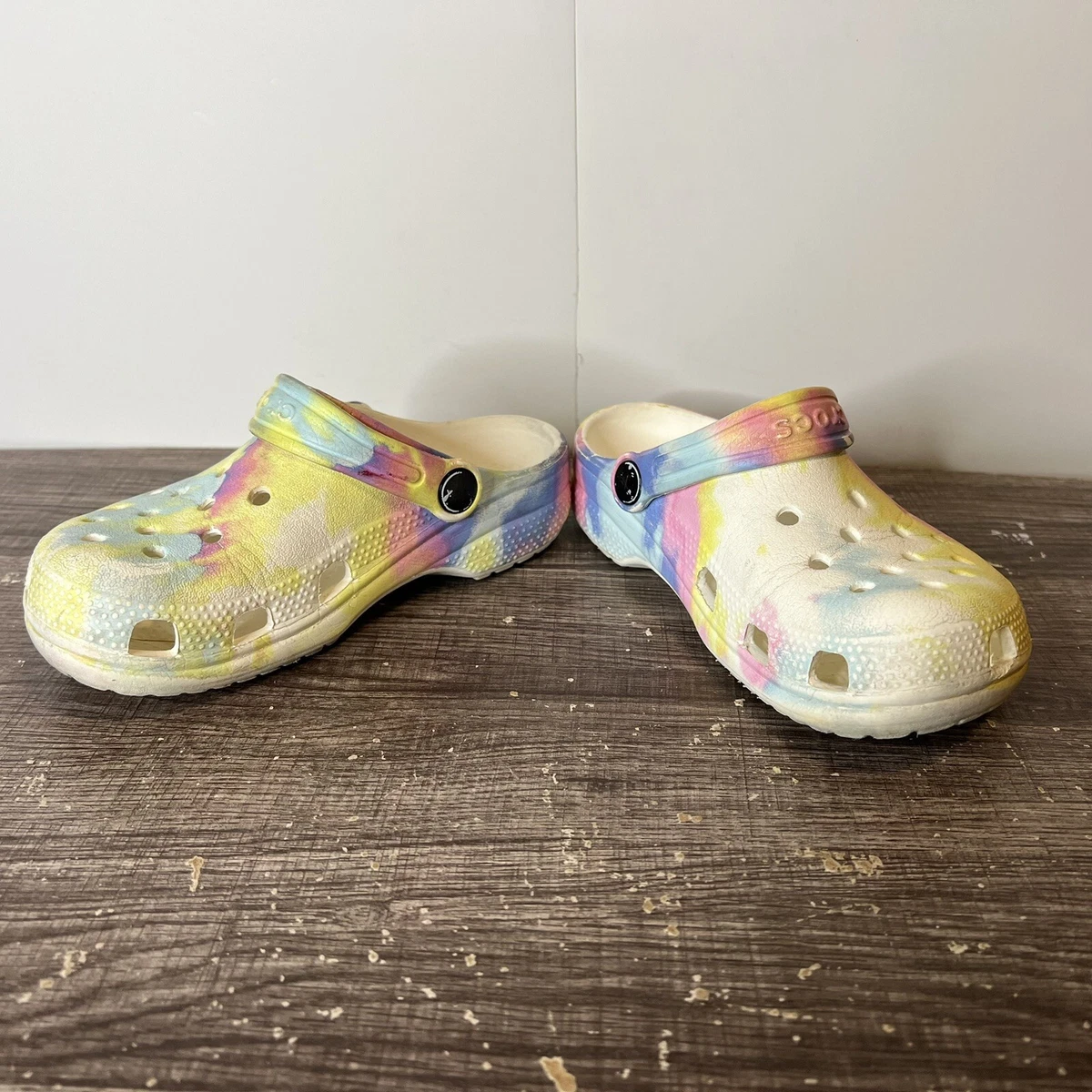 Tie dye childrens crocs new arrivals