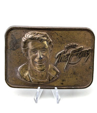 Vintage 1976 Official Fonz Fonzie Belt Buckle Paramount Happy Days Ad D2
