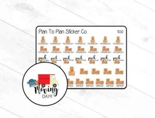 1032~~Moving Day  Planner Stickers.