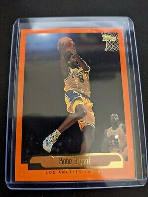1999-2000 Topps NBA #125 Kobe Bryant Los Angeles Lakers Orange Border | eBay