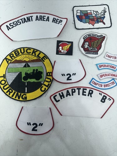 Patch Honda Gold Wing Road Riders Association Motorcycle Club Lot