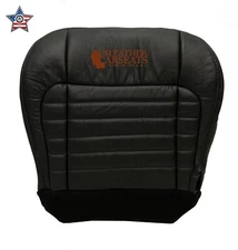 2001-2003 Ford F150 Harley Davidson Driver Side Bottom Leather Seat Cover Black