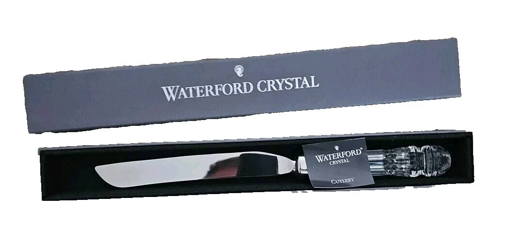 Pastel de Boda Acero Inoxidable Waterford servidores y Cuchillos