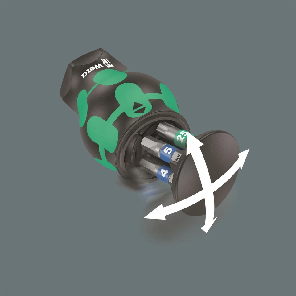 Wera Kraftform Kompakt Stubby Magazine 3 Screwdriver Set 05008875001 - Image 3 of 4