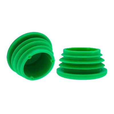 10er-Pack grüne Rohreinsätze 48,4 mm, Kunststoff Stuhlfüße, Rohrendkappen, Beschläge