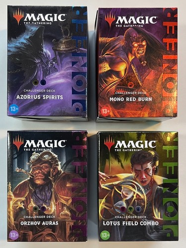 MTG 2021 PIONEER Challenger Decks SET of 4 Magic the Gathering NEW & SEALED!!