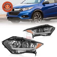 Fit For 2019 2020 2021 2022 Honda HRV HR-V Halogen Headlight w/ LED DRL Assembly