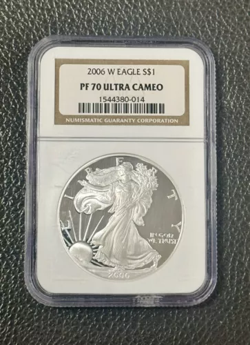 2006-W SILVER EAGLE NGC PF70 ULTRA CAMEO PROOF