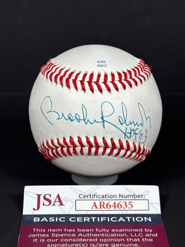 Brooks Robinson AUTO Ligue Officielle Baseball Signé JSA COA Orioles HOF '83