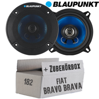 Lautsprecher Boxen Blaupunkt 2-Wege KFZ Einbauset FüR Fiat Bravo+Brava 182 Front