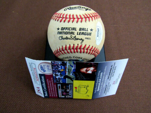 RICHIE ASHBURN PHILLIES WHIZ KID HOF SIGNED AUTO CHARLES FEENEY GU BASEBALL JSA - Picture 2 of 3