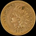 1880 INDIAN HEAD CENT ✪ XF EXTRA FINE DETAILS ✪ 1C PENNY COIN N ◢TRUSTED◣
