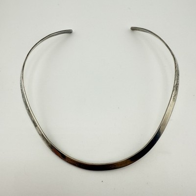 Vintage 925 Sterling Silber klassisches Halsband Halskette 14'' (30,3 g)