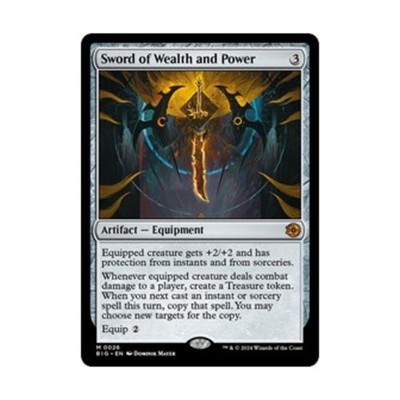 WotC Outlaws of Thunder Junction: The Big Scor  Sword of Wealth and Power ( NM