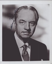 WILLIAM POWELL - AUTOGRAPHED SIGNED PHOTOGRAPH