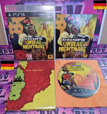   RED DEAD REDEMPTION DLC UNDEAD NIGHTMARE SONY PS3 PAL DEU CIB +MAP GREAT