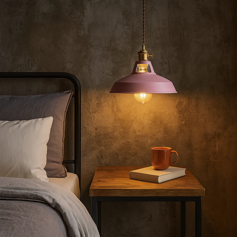 NUEVAS Luces Colgantes Estilo Industrial Colores Pastel Foto 4 de 4