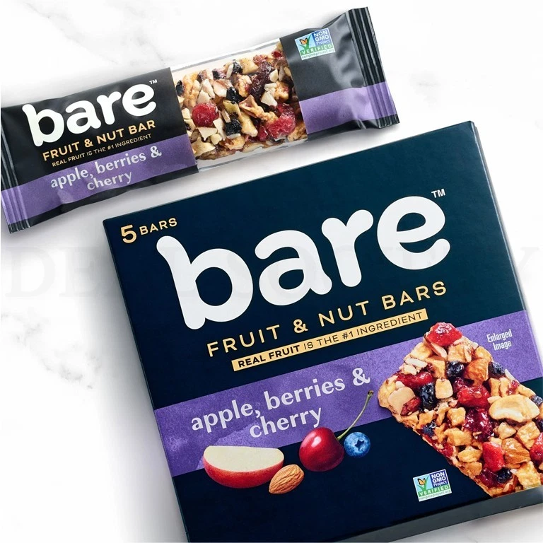 Bare Fruit & Nut Bars, Apple, Berries & Cherry 5 Count Each Lot of 6 - Image 4 of 4