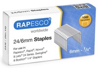 Rapesco Heftklammern 24/6 Mm Verzinkt 1.000 StüCk