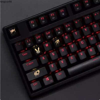Custom ABS Keycaps OW DVA Cole Cassidy Mercy Cole Cassidy Mechanical Keyboards 