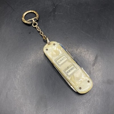Vintage Pocket Knife Solingen Germany 2 Blade Never Forget Spencer Produce Novel