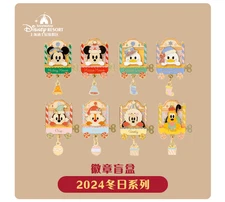 Authentic Disney 2024 christmas mickey friends mystery 1 pin box Disneyland