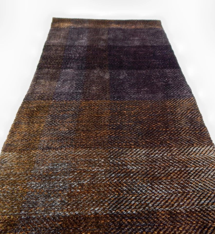 Bufanda Barneys New York 100% Rayón Chenille Multi Rayas Hecha en EE. UU. Foto 3 de 4