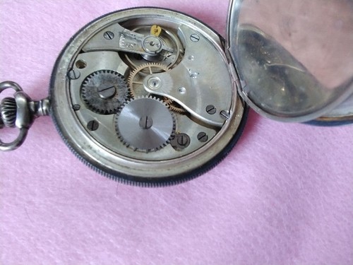 Orologio da tasca SEIKO EDMOND EMPIRE cassa argento 43 mm 54 g vintage autentico - Foto 5 di 5