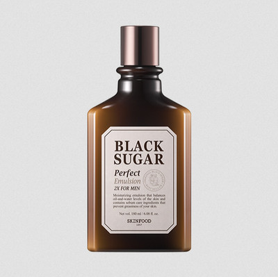 Skinfood Black Sugar Perfect Emulsion 2x für Männer 180 ml / Koreanische Kosmetik, KBeauty